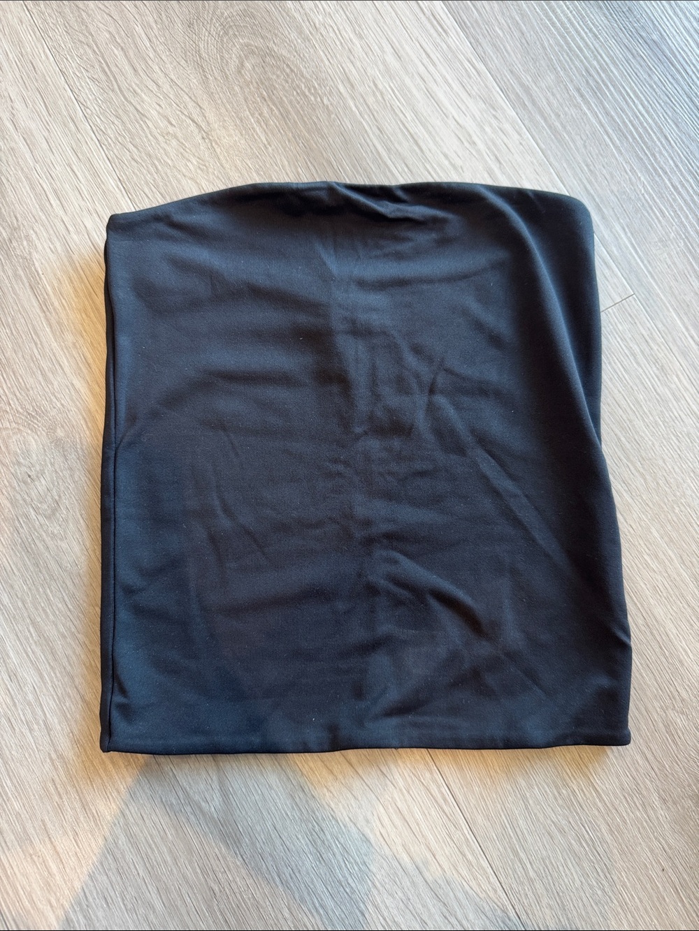 Babaton Black Strapless Tube Top